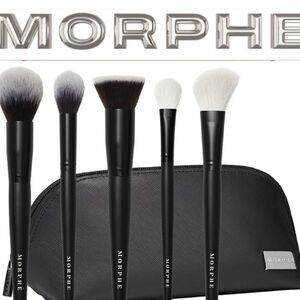 Morphe Face The Beat 5-PC Brush Collection & Bag